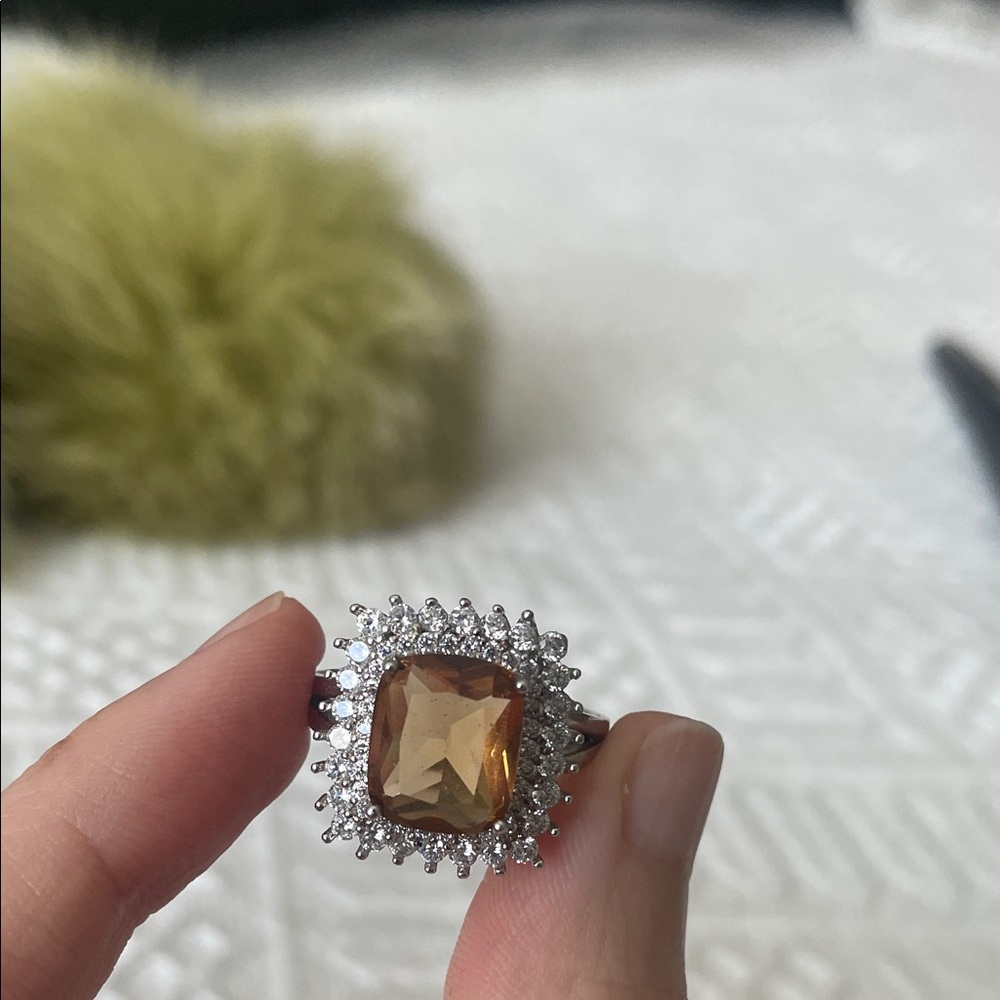 Sterling Silver large cocktail Women's Ring - Picture 14 of 17